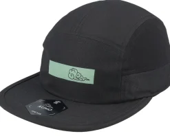 Thin Wide Box Logo Cloudfit Black 5-panel - Kumo