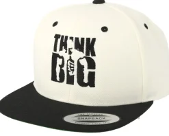 Think Big White/Black Snapback - Berzerk