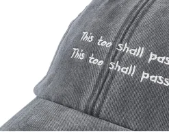 This Too Shall Pass Black Dad Cap - Fair