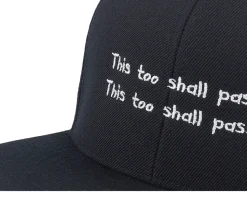 This Too Shall Pass Black Snapback - Fair