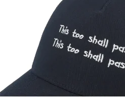 This Too Shall Pass Black A-frame Trucker - Fair