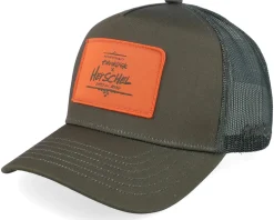 Thomas Campbell Whaler Tall Mesh Logo Forest Night A-Frame Trucker - Herschel