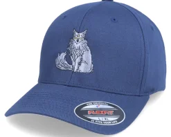 Three Eyed Cat Navy Flexfit - Iconic