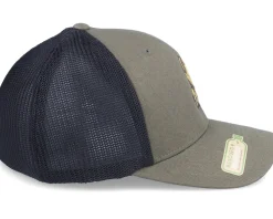 Three Eyed Kitty Olive/Black Trucker Mesh Flexfit - Iconic