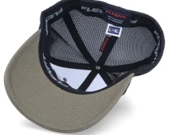 Three Eyed Kitty Olive/Black Trucker Mesh Flexfit - Iconic