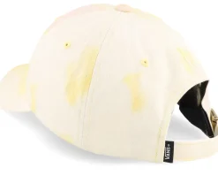 Tie Dye Curved Bill Jockey Tropical Peach Dad Cap - Vans