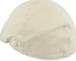 Tiel Organic Cotton Beige Flat Cap - MJM Hats