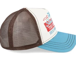 Tiki Lounge White/Teal Trucker - Stetson