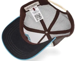 Tiki Lounge White/Teal Trucker - Stetson