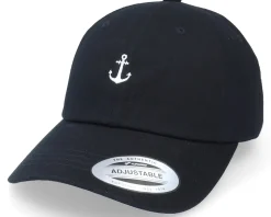 Tiny Anchor Black Dad Cap - Iconic