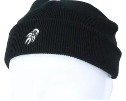 Tiny Astronaut Black Short Beanie - Iconic