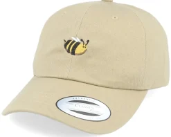 Tiny Bee Khaki Dad Cap - Iconic