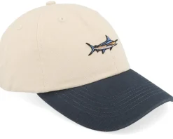 Tiny Blue Marlin Stone Washed Stone/Navy Dad Cap - Skillfish