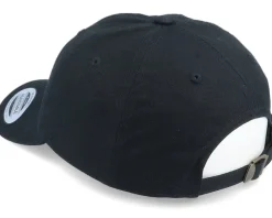 Tiny Blue Rose Black Dad Cap - Iconic