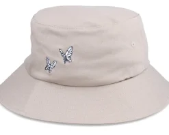 Tiny Butterflies Khaki Bucket - Iconic
