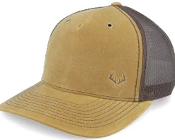 Tiny Deer Antlers 112wh Hawthorne Whiskey/Brown A-frame Trucker - Hunter