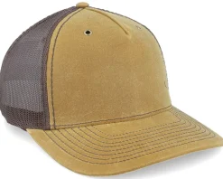 Tiny Deer Antlers 112wh Hawthorne Whiskey/Brown A-frame Trucker - Hunter