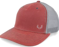 Tiny Deer Antlers 112wh Split Red/Charcoal A-Frame Trucker - Hunter