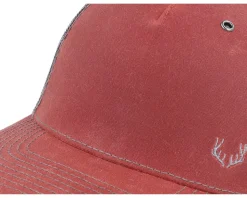 Tiny Deer Antlers 112wh Split Red/Charcoal A-Frame Trucker - Hunter