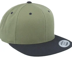 Tiny Deer Olive/Black Snapback - Hunter