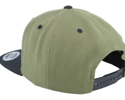 Tiny Deer Olive/Black Snapback - Hunter