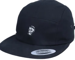 Tiny Hipster Skull Black 5-Panel - Abducted