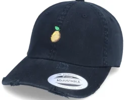 Tiny Lemon Ripped Black Dad Cap - Abducted
