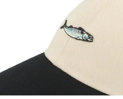 Tiny Mackerel Stone Washed Stone/Black Dad Cap - Skillfish