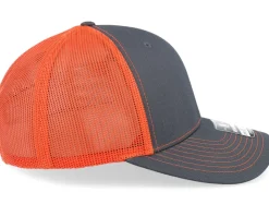 Tiny Moose Antlers Charcoal/Neon Orange Trucker - Hunter