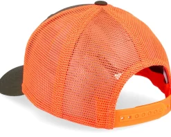 Tiny Moose Antlers Dark Mash/Fluorescent Orange Trucker - Hunter