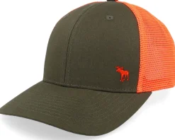 Tiny Moose Antlers Dark Mash/Fluorescent Orange Trucker - Hunter