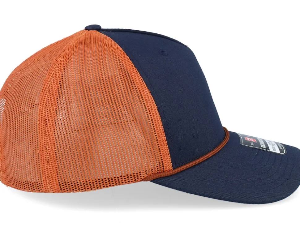 Tiny Moose Antlers Navy/Orange/Dark Orange Rope Trucker - Hunter