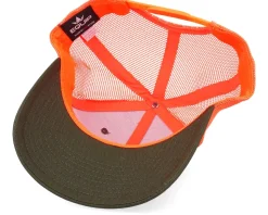 Tiny Moose Dark Mash/Fluorescent Orange Trucker - Hunter