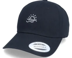 Tiny Ocean Sunset Black Dad Cap - Abducted