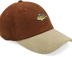 Tiny Perch Corduroy Off Brown/Khaki Dad Cap - Skillfish
