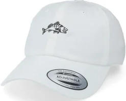 Tiny Perch Fishing White Dad Cap - Skillfish