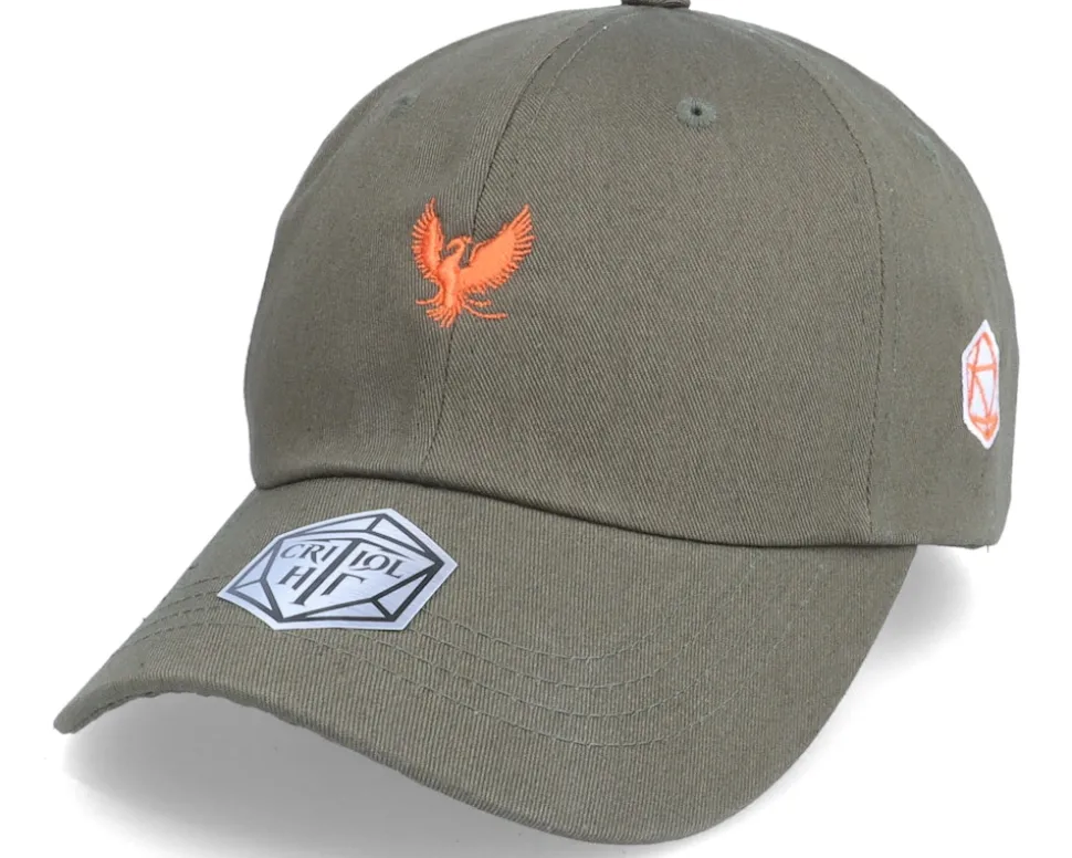 Tiny Phoenix Olive Dad Cap - Critiql Hit