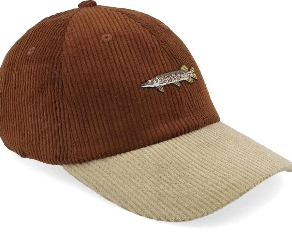 Tiny Pike Corduroy Off Brown/Khaki Dad Cap - Skillfish