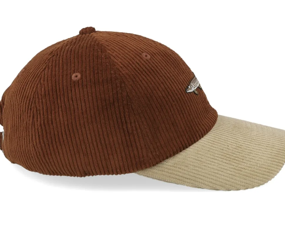 Tiny Pike Corduroy Off Brown/Khaki Dad Cap - Skillfish