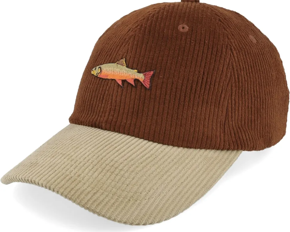 Tiny Pike Corduroy Off Brown/Khaki Dad Cap - Skillfish