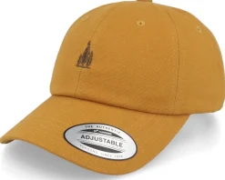 Tiny Pine Trees Canvas Light Brown Dad Cap - Wild Spirit