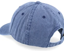 Tiny Rainbow Trout Fish Vintage Washed Denim Blue Dad Cap - Skillfish