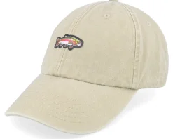Tiny Rainbow Trout Fish Vintage Washed Denim Blue Dad Cap - Skillfish