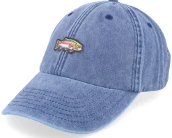 Tiny Rainbow Trout Fish Vintage Washed Red Dad Cap - Skillfish