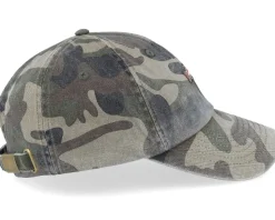 Tiny Rainbow Trout Fish Vintage Washed Jungle Camo Dad Cap - Skillfish