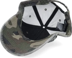 Tiny Rainbow Trout Fish Vintage Washed Jungle Camo Dad Cap - Skillfish