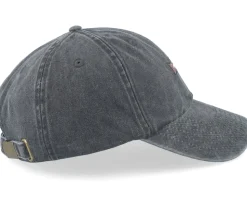 Tiny Rainbow Trout Fish Vintage Washed Black Dad Cap - Skillfish