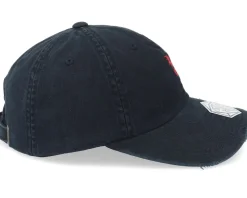 Tiny Red Dragon Ripped Black Dad Cap - Critiql Hit