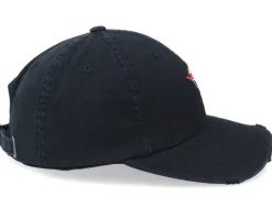 Tiny Red Wheelbarrow Ripped Black Dad Cap - Abducted