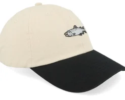 Tiny Salmon Stone Washed Stone/Black Dad Cap - Skillfish